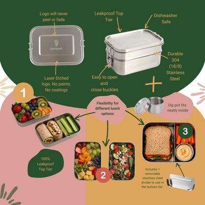 2 Tier Bento Lunchbox