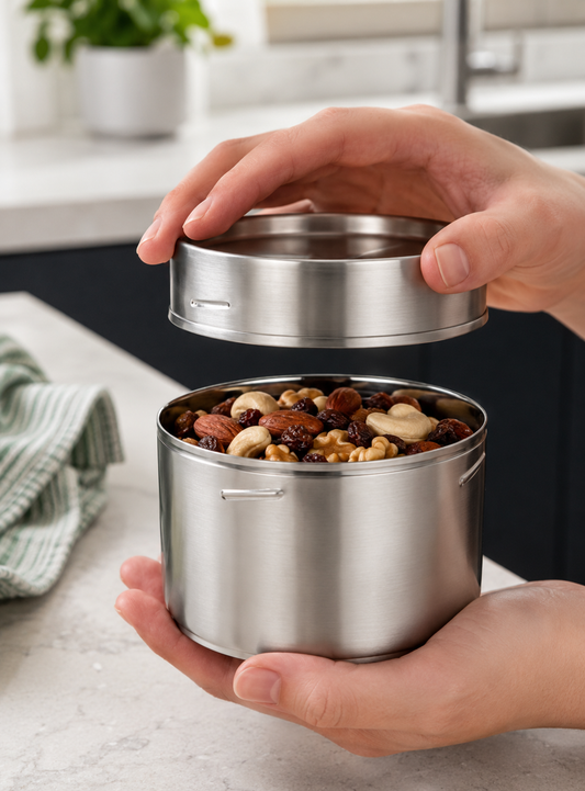Stainless Steel Snack Pot – 350ml